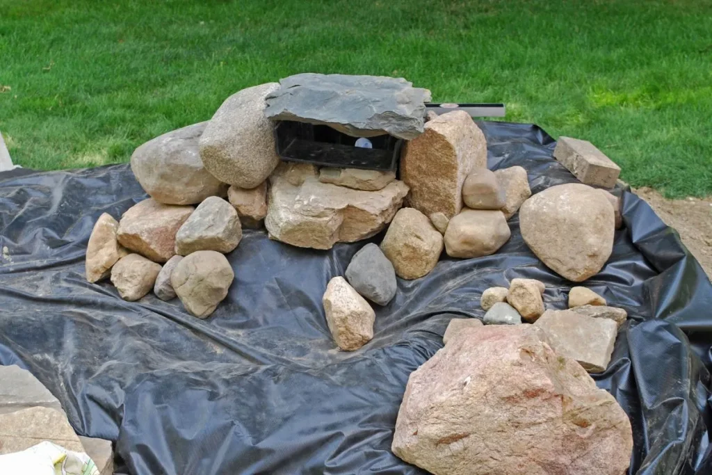 Adding rocks to the waterfall